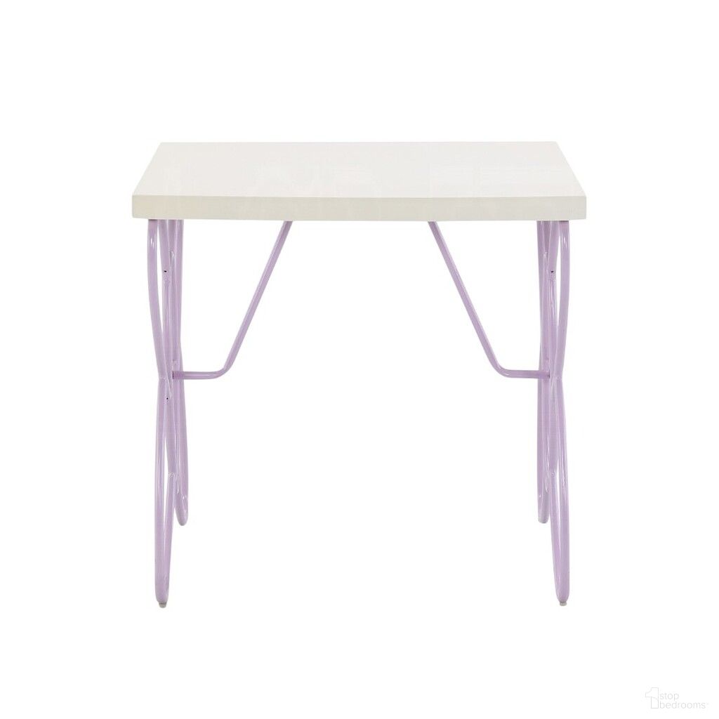 The appearance of 22 Inch Steel and Wood Nightstand In Lilac designed by Homeroots in the modern / contemporary interior design. This lilac piece of furniture  was selected by 1StopBedrooms from  to add a touch of cosiness and style into your home. Sku: 285578. Material: Wood.