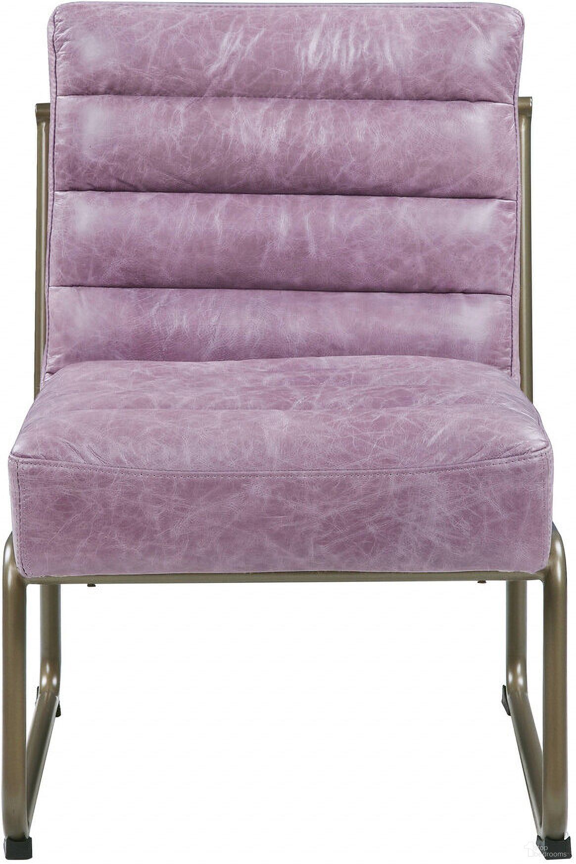 The appearance of 22 Inch Top Grain Leather Ikat Side Chair In Wisteria and Steel Blue designed by Homeroots in the modern / contemporary interior design. This wisteria and steel blue piece of furniture  was selected by 1StopBedrooms from  to add a touch of cosiness and style into your home. Sku: 486601. Material: Genuine Leather.