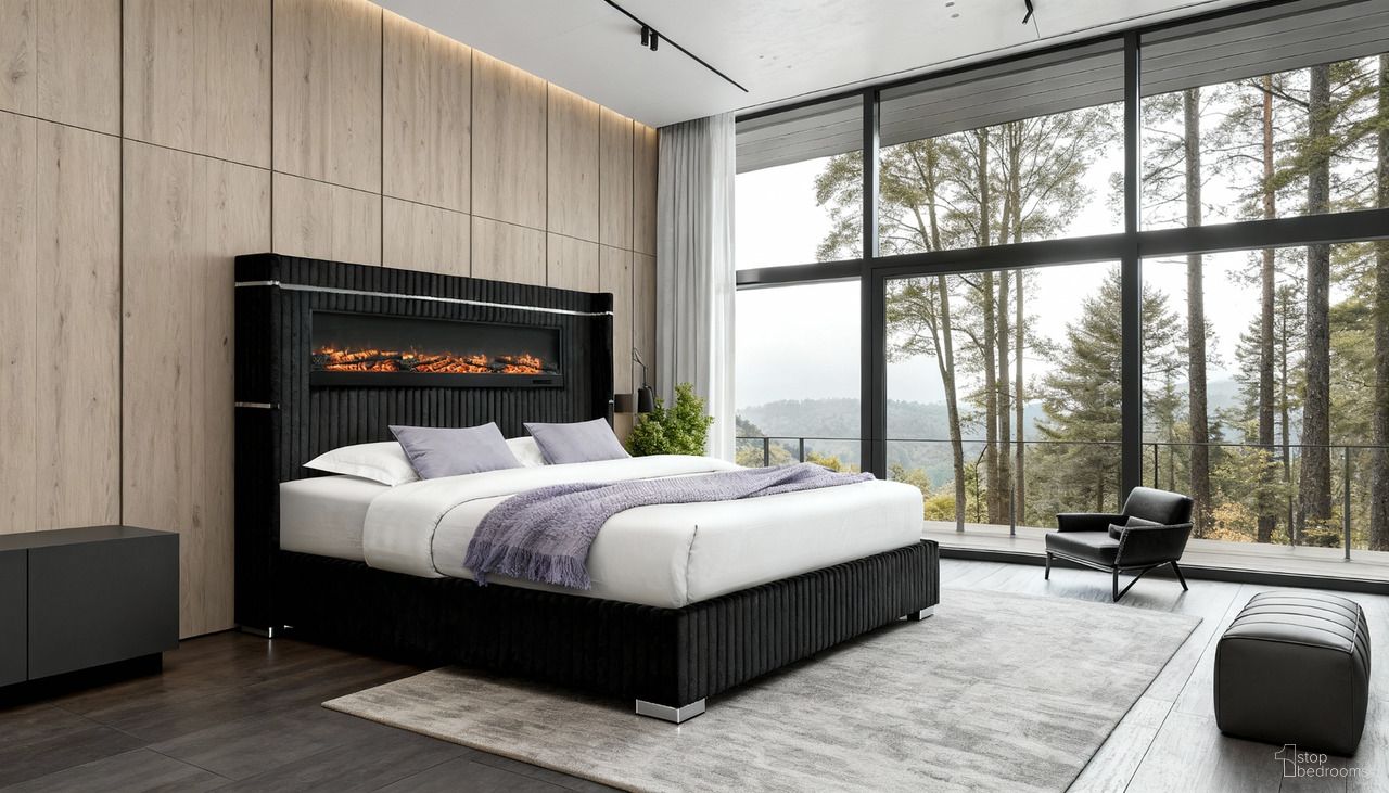 The appearance of 2215 King Upholstered Bed In Black designed by Global Furniture USA in the modern / contemporary interior design. This black piece of furniture was selected by 1StopBedrooms from 2215 Collection to add a touch of cosiness and style into your home. Sku: 2215-BLACK-KB-HB-N;2215-BLACK-KB/QB EARS-N;2215-BLACK-KB-FB SR SLATS-N. Bed Size: King. Bed Type: Upholstered Bed. Material: Chip Board.