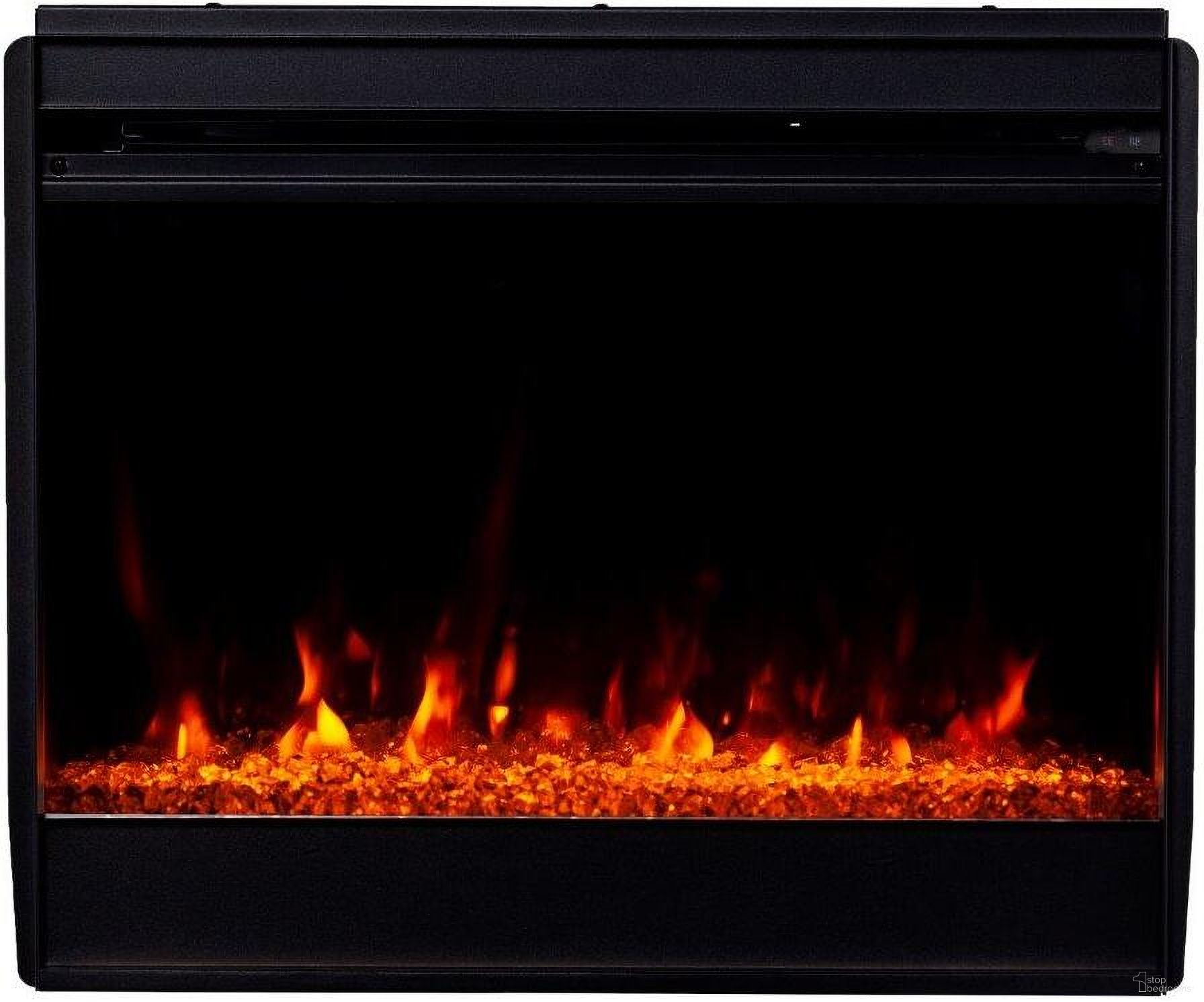 The appearance of 23 Inch Color Changing Electric Firebox With Remote Control designed by SEI Furniture in the modern / contemporary interior design. This black piece of furniture  was selected by 1StopBedrooms from Electric Firebox Collection to add a touch of cosiness and style into your home. Sku: FA5523. Material: Metal.