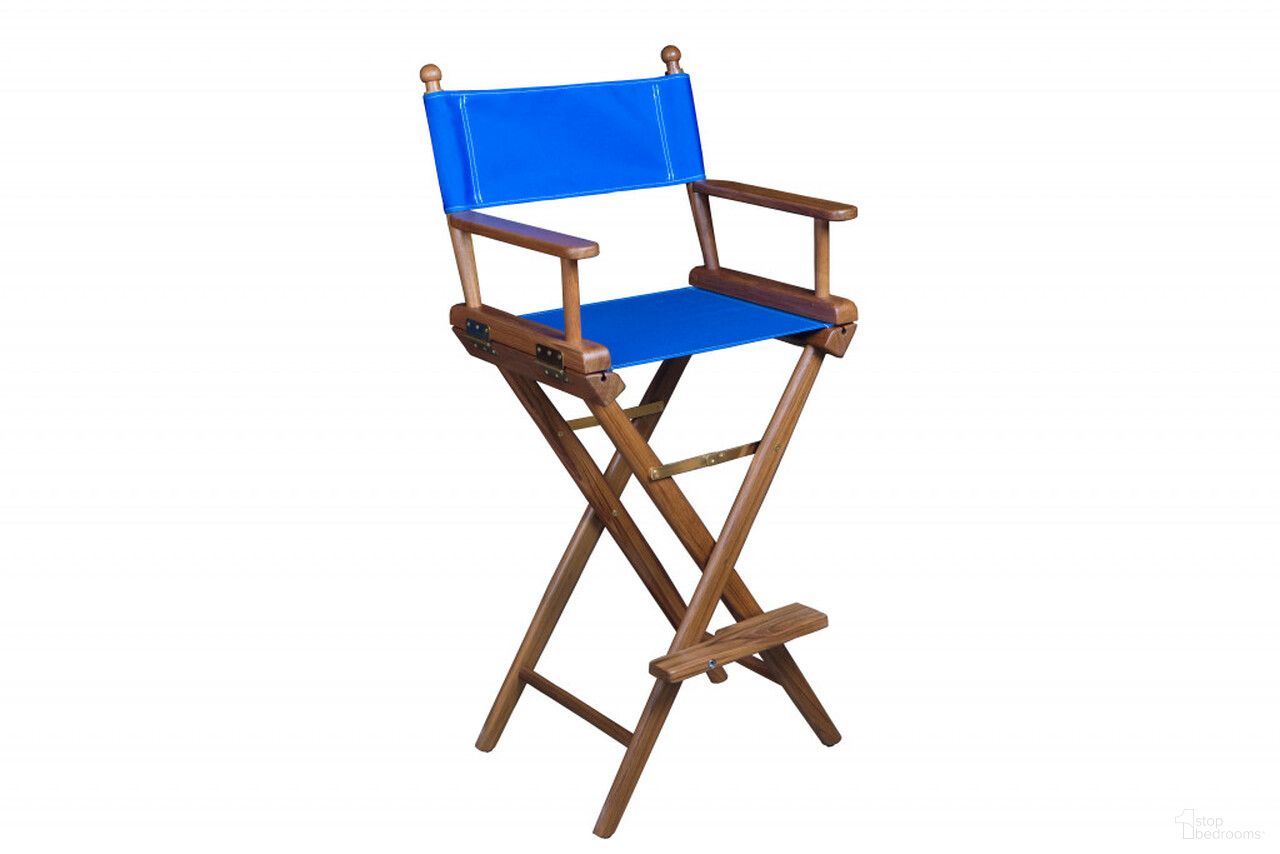The appearance of 23 Inch Solid Wood Indoor Outdoor Director Chair In Brown and Blue designed by Homeroots in the traditional interior design. This brown and blue piece of furniture was selected by 1StopBedrooms from to add a touch of cosiness and style into your home. Sku: 476328. Material: Solid Wood.