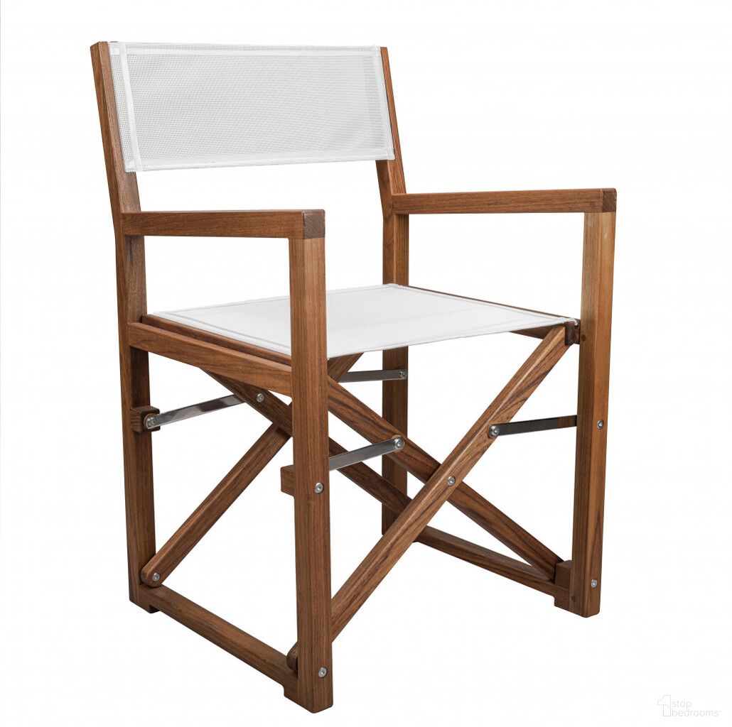 The appearance of 23 Inch Wood Solid Wood Indoor Outdoor Director Chair In White and Natural designed by Homeroots in the transitional interior design. This white and natural piece of furniture was selected by 1StopBedrooms from to add a touch of cosiness and style into your home. Sku: 476338. Material: Solid Wood.