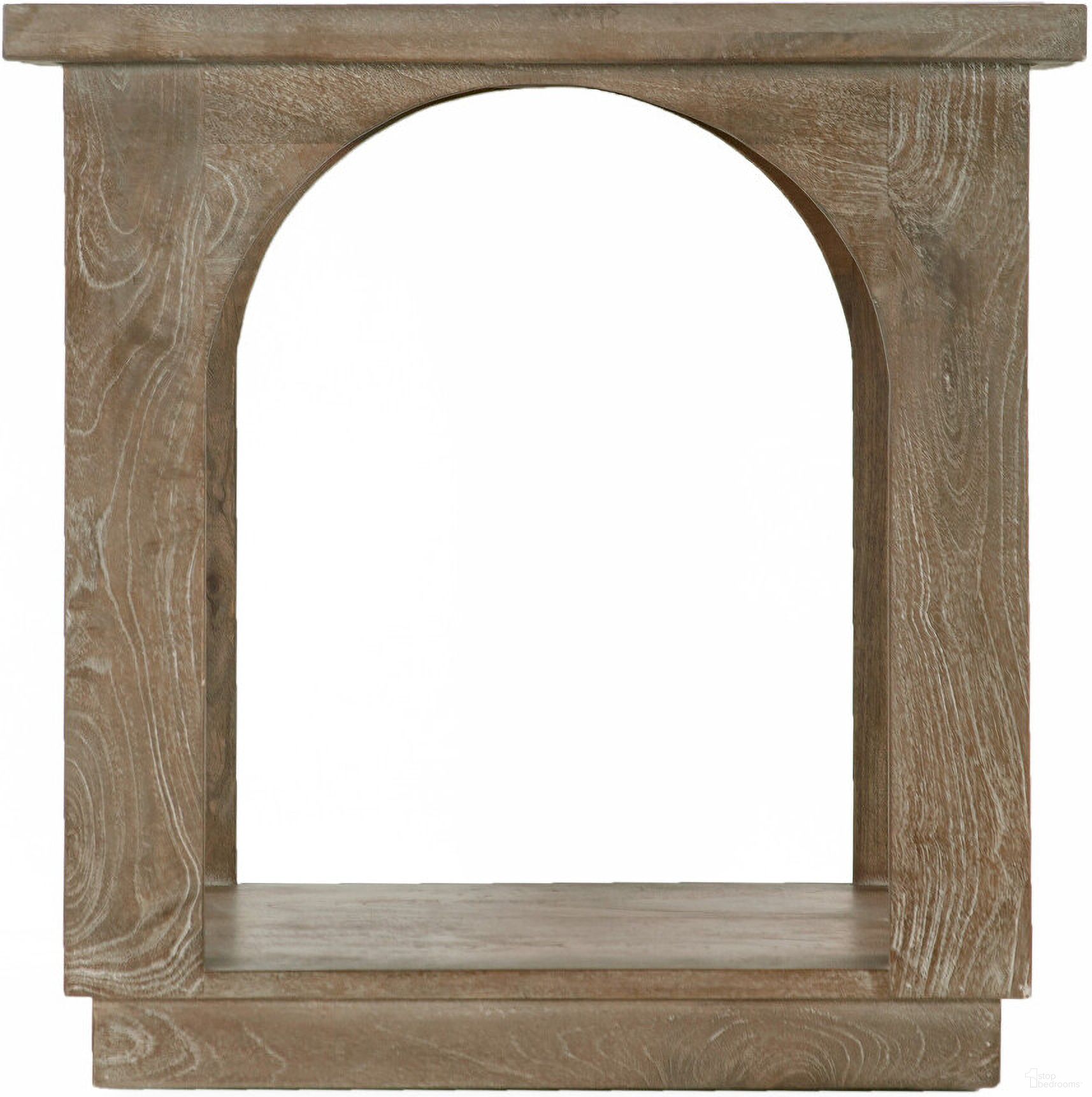 The appearance of 24 Inch Distressed Solid Wood Square Floor Shelf End Table In Brown designed by Homeroots in the rustic / southwestern interior design. This brown piece of furniture  was selected by 1StopBedrooms from  to add a touch of cosiness and style into your home. Sku: 605353. Material: Solid Wood.