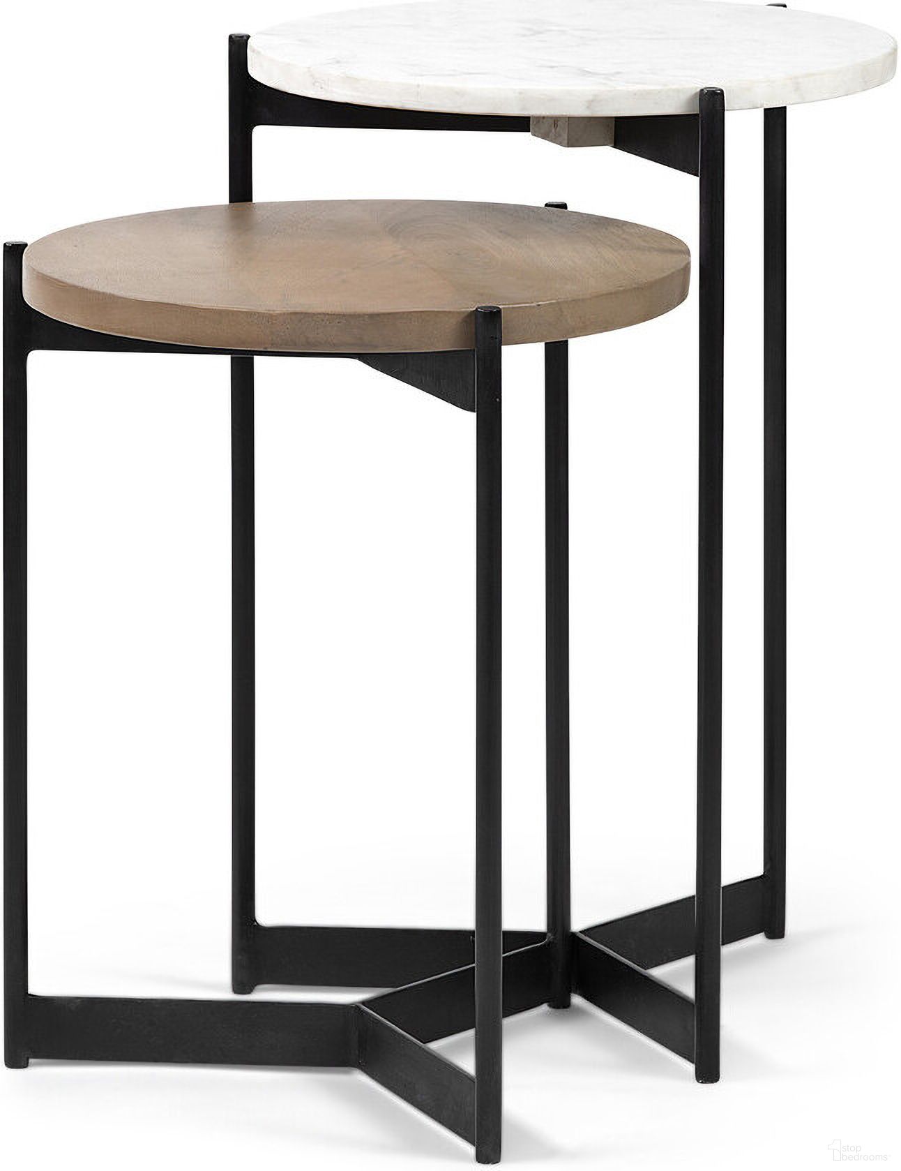 The appearance of 24 Inch Glass Round End Table In White and Brown designed by Homeroots in the modern / contemporary interior design. This white and brown piece of furniture  was selected by 1StopBedrooms from  to add a touch of cosiness and style into your home. Sku: 380666. Material: Glass.