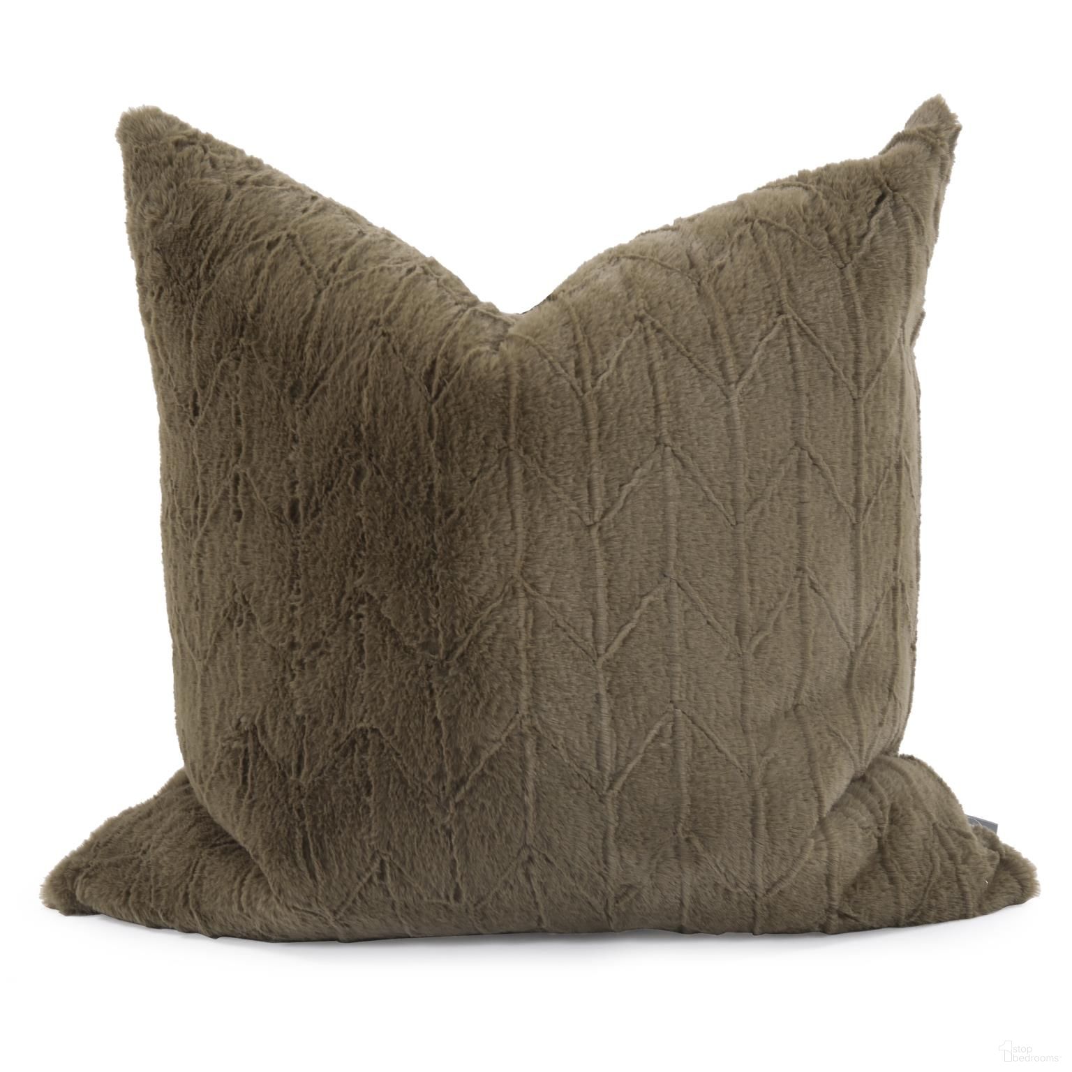 The appearance of 24 x 24 Angora Moss Pillow - Down Insert designed by Howard Elliott in the modern / contemporary interior design. This moss piece of furniture was selected by 1StopBedrooms from Angora Collection to add a touch of cosiness and style into your home. Sku: 3-1091F. Material: Polyester.