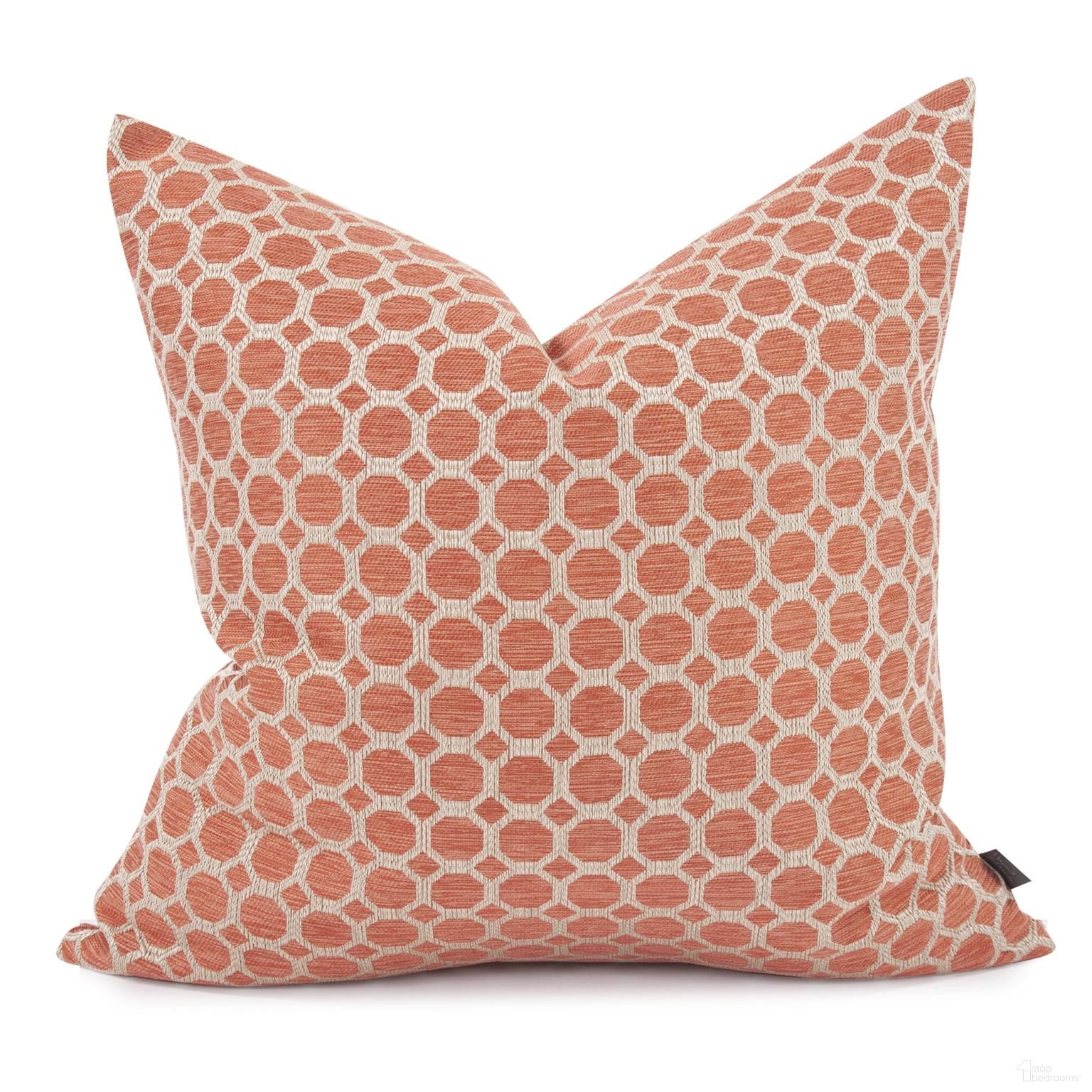 The appearance of 24 x 24 Pyth Coral Pillow - Down Insert designed by Howard Elliott in the modern / contemporary interior design. This coral piece of furniture was selected by 1StopBedrooms from Pyth Collection to add a touch of cosiness and style into your home. Sku: 3-1096F. Material: Polyester.