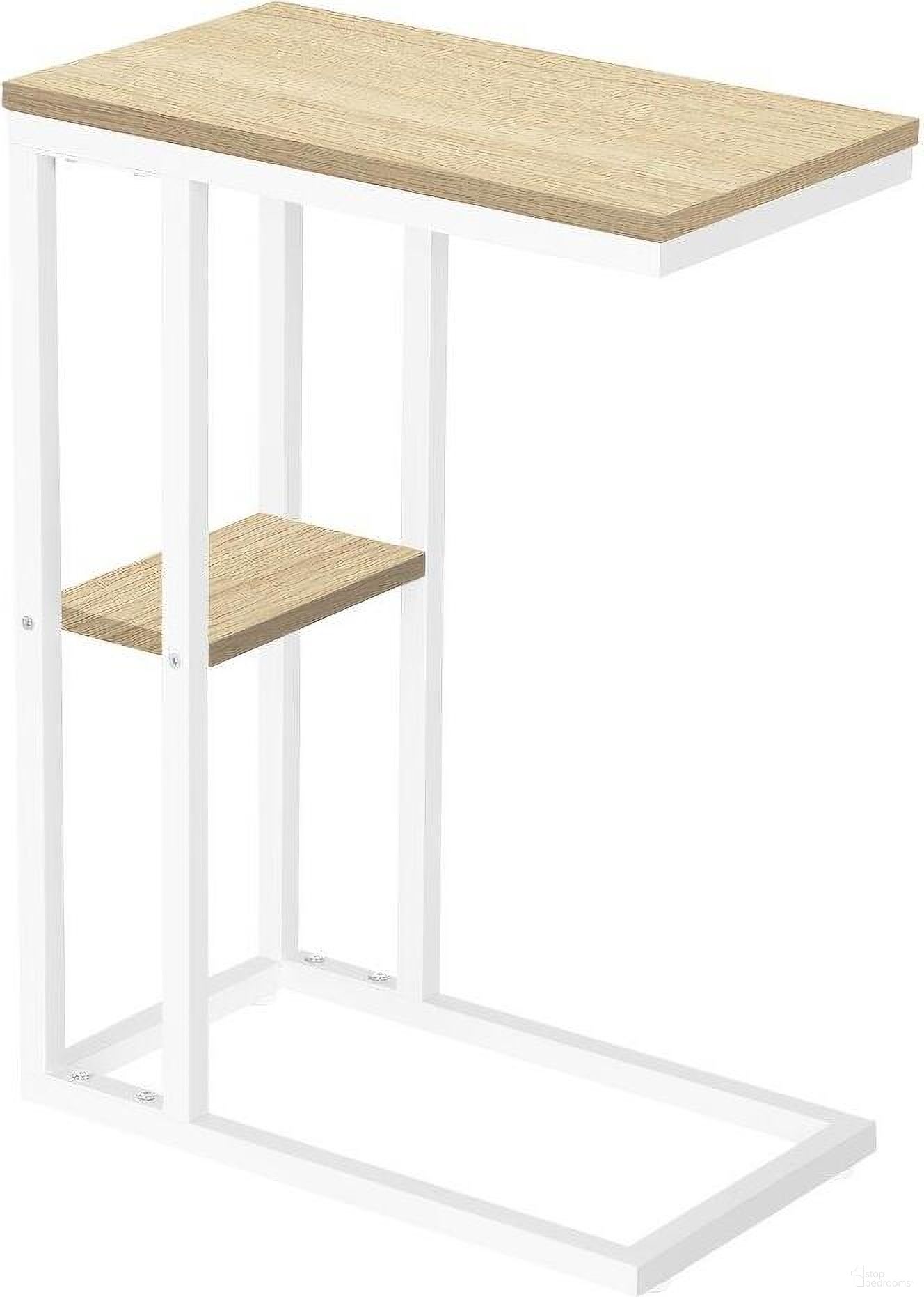 The appearance of 25 Inch Accent Table In Natural And White Metal I 3677 designed by Monarch Specialties in the modern / contemporary interior design. This natural piece of furniture  was selected by 1StopBedrooms from  to add a touch of cosiness and style into your home. Sku: I 3677. Material: Metal.