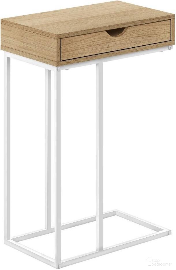 The appearance of 25 Inch Accent Table In Natural And White Metal I 3775 designed by Monarch Specialties in the modern / contemporary interior design. This natural piece of furniture  was selected by 1StopBedrooms from  to add a touch of cosiness and style into your home. Sku: I 3775. Material: Metal.