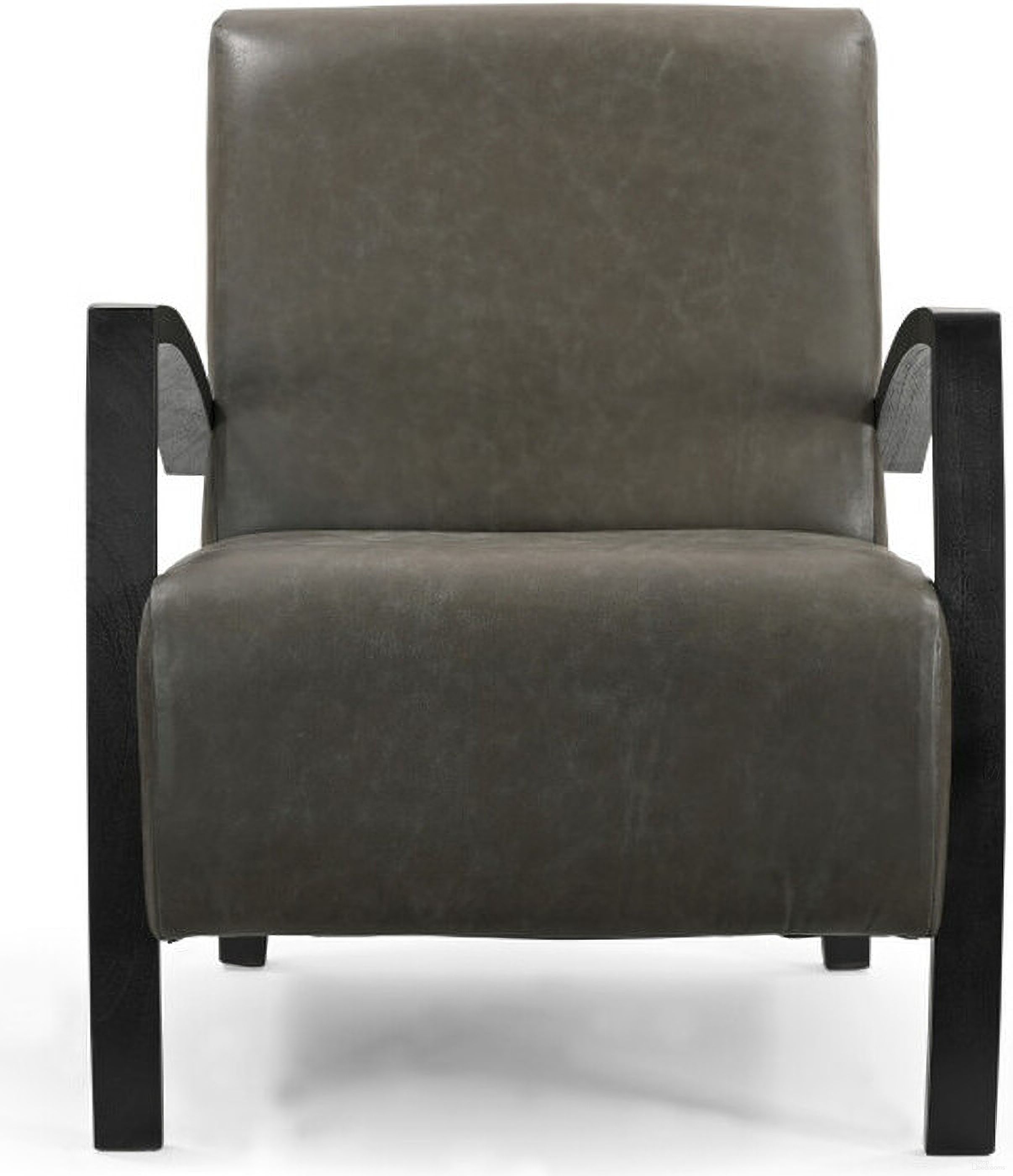 The appearance of 26 Inch Top Grain Leather Arm Chair In Black and Green designed by Homeroots in the modern / contemporary interior design. This black/green piece of furniture was selected by 1StopBedrooms from to add a touch of cosiness and style into your home. Sku: 552138. Material: Genuine Leather.