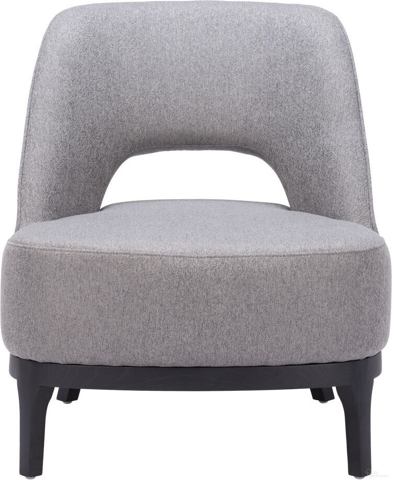 The appearance of 26 Inch Upholstered Lounge Chair In Gray and Black designed by Homeroots in the modern / contemporary interior design. This gray and black piece of furniture was selected by 1StopBedrooms from to add a touch of cosiness and style into your home. Sku: 556458. Material: Fabric.