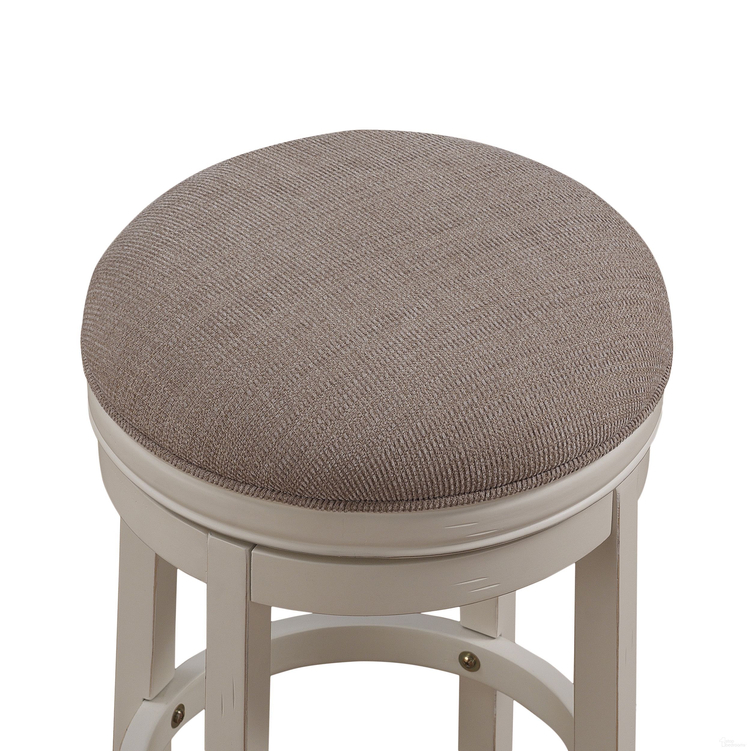 The appearance of 26" Wood Frame Backless Bar Stools designed by American Woodcrafters in the transitional interior design. This white piece of furniture was selected by 1StopBedrooms from Barstools Collection to add a touch of cosiness and style into your home. Sku: B2-204-26F. Material: Linen.