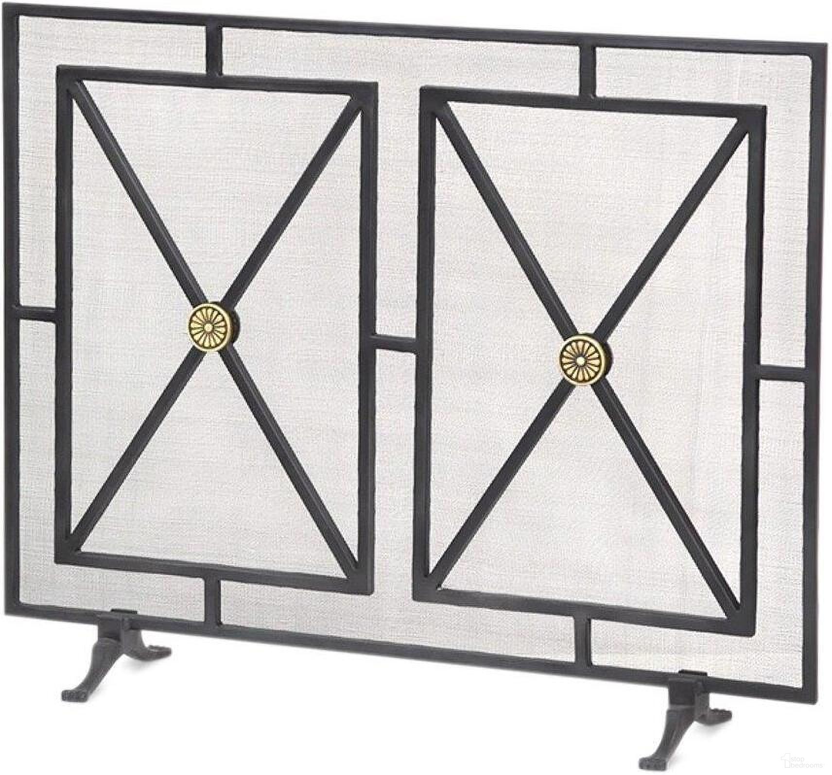 The appearance of 26796 Gray Paneled Firescreen designed by Sarreid in the transitional interior design. This grey piece of furniture  was selected by 1StopBedrooms from  to add a touch of cosiness and style into your home. Sku: 26796. Material: Iron.