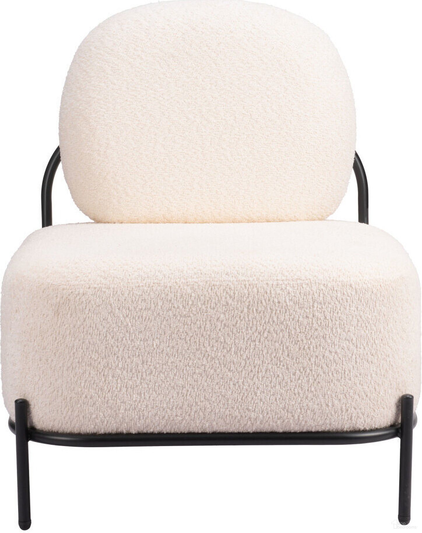 The appearance of 27 Inch Sherpa and Upholstered Side Chair In White and Black designed by Homeroots in the modern / contemporary interior design. This white and black piece of furniture was selected by 1StopBedrooms from to add a touch of cosiness and style into your home. Sku: 572293. Material: Boucle.