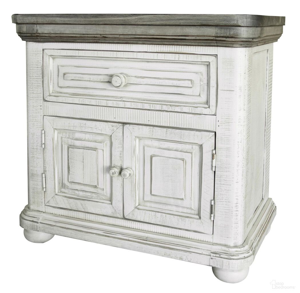 The appearance of 27 Inch Solid Wood One Drawer Nightstand In Ivory designed by Homeroots in the transitional interior design. This ivory piece of furniture  was selected by 1StopBedrooms from  to add a touch of cosiness and style into your home. Sku: 527056. Material: Solid Wood.