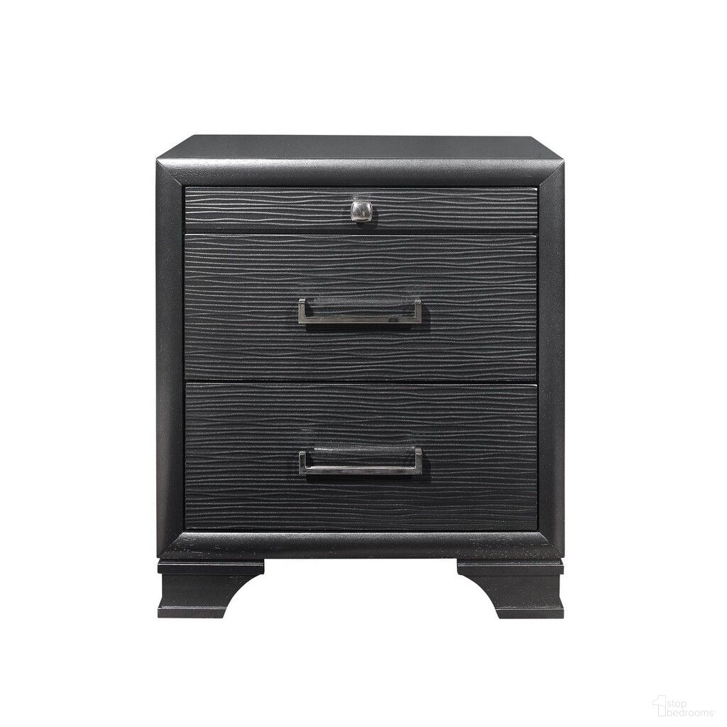 The appearance of 27 Inch Wood Two Drawer Nightstand In Gray designed by Homeroots in the transitional interior design. This gray piece of furniture was selected by 1StopBedrooms from to add a touch of cosiness and style into your home. Sku: 384061. Material: Wood.