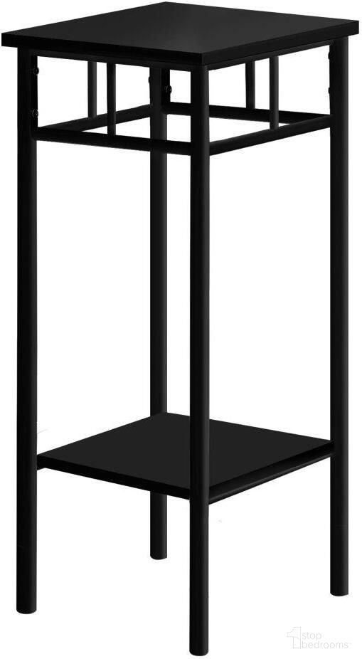 28 Inch Accentt Table In Black Metal