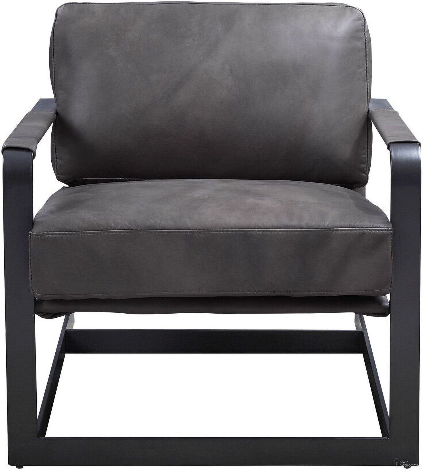 The appearance of 28 Inch Top Grain Leather Arm Chair In Gray and Steel Blue designed by Homeroots in the modern / contemporary interior design. This gray/steel blue piece of furniture was selected by 1StopBedrooms from to add a touch of cosiness and style into your home. Sku: 486584. Material: Genuine Leather.