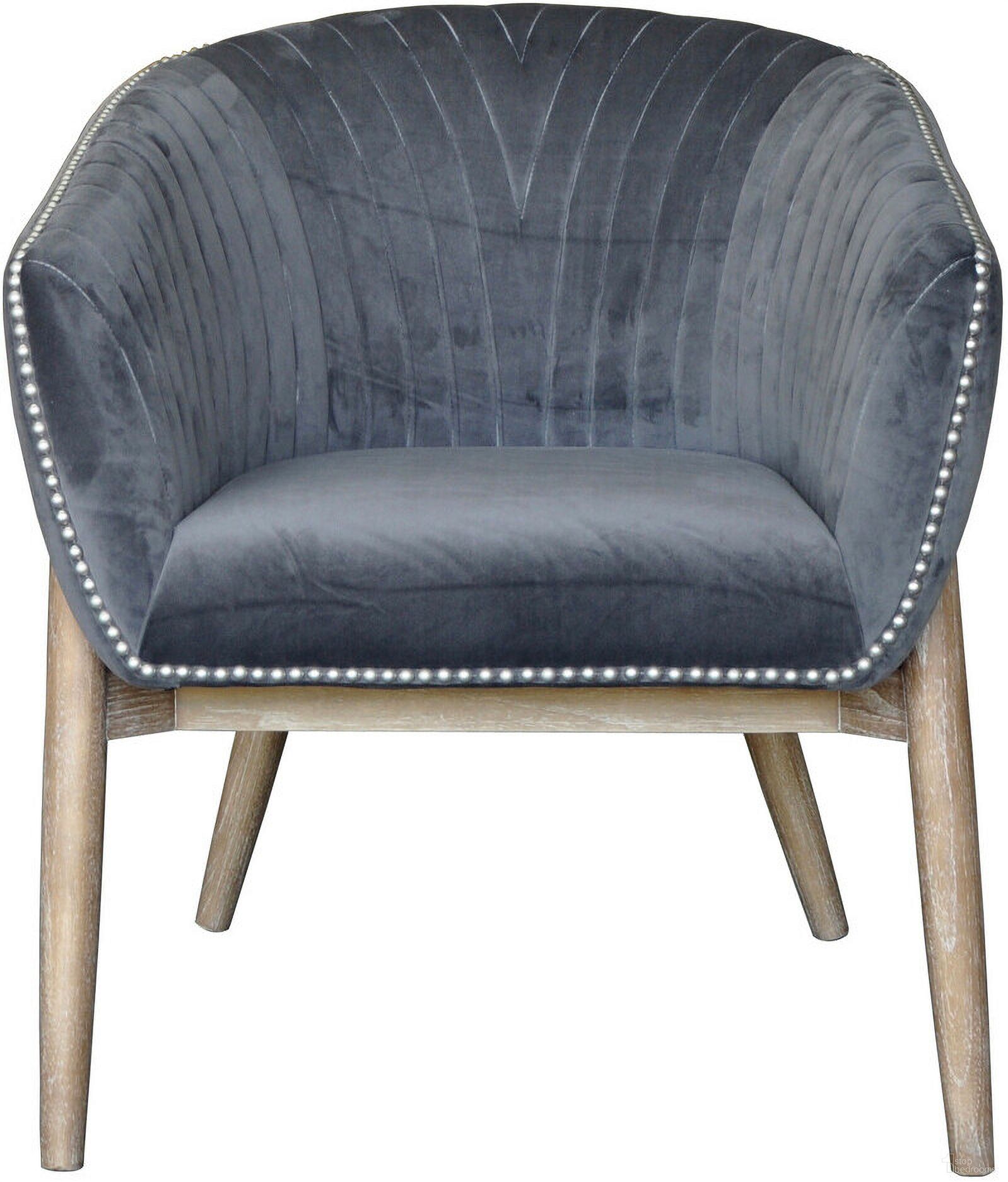 The appearance of 28 Inch Velvet Arm Chair In Brown and Gray designed by Homeroots in the modern / contemporary interior design. This brown and gray piece of furniture  was selected by 1StopBedrooms from  to add a touch of cosiness and style into your home. Sku: 576848. Material: Velvet.