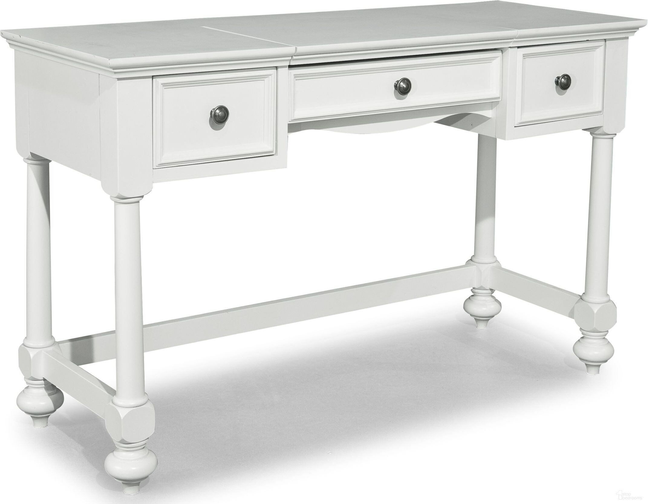 The appearance of Madison Desk designed by Legacy Classic Kids in the modern / contemporary interior design. This white piece of furniture was selected by 1StopBedrooms from Madison Collection to add a touch of cosiness and style into your home. Sku: N2830-6100V. Material: Wood.
