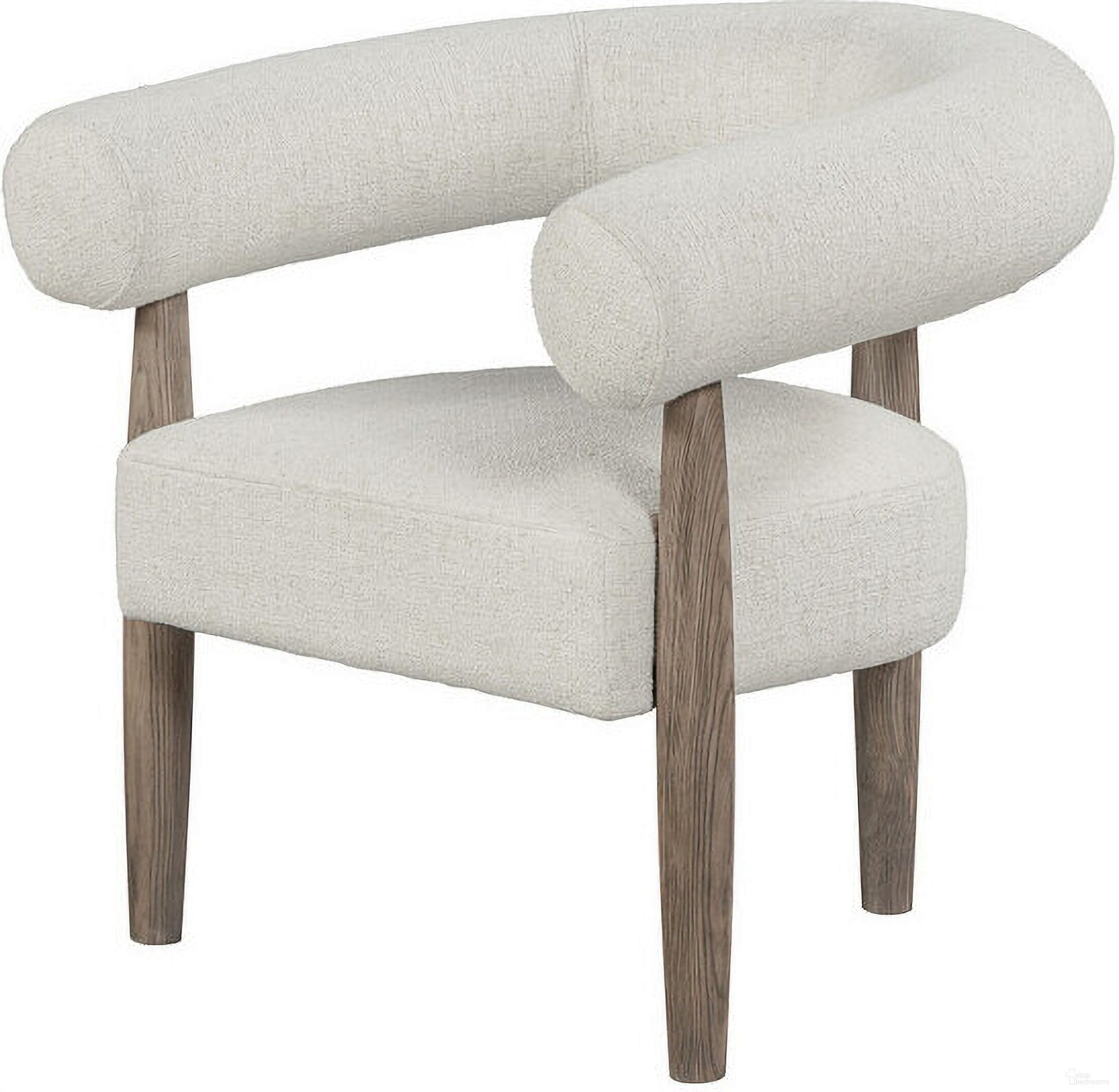 The appearance of 29 Inch Fabric and Wood Arm Chair In Off White and Ash Gray designed by Homeroots in the transitional interior design. This off white and ash gray piece of furniture was selected by 1StopBedrooms from to add a touch of cosiness and style into your home. Sku: 554195. Material: Wood.