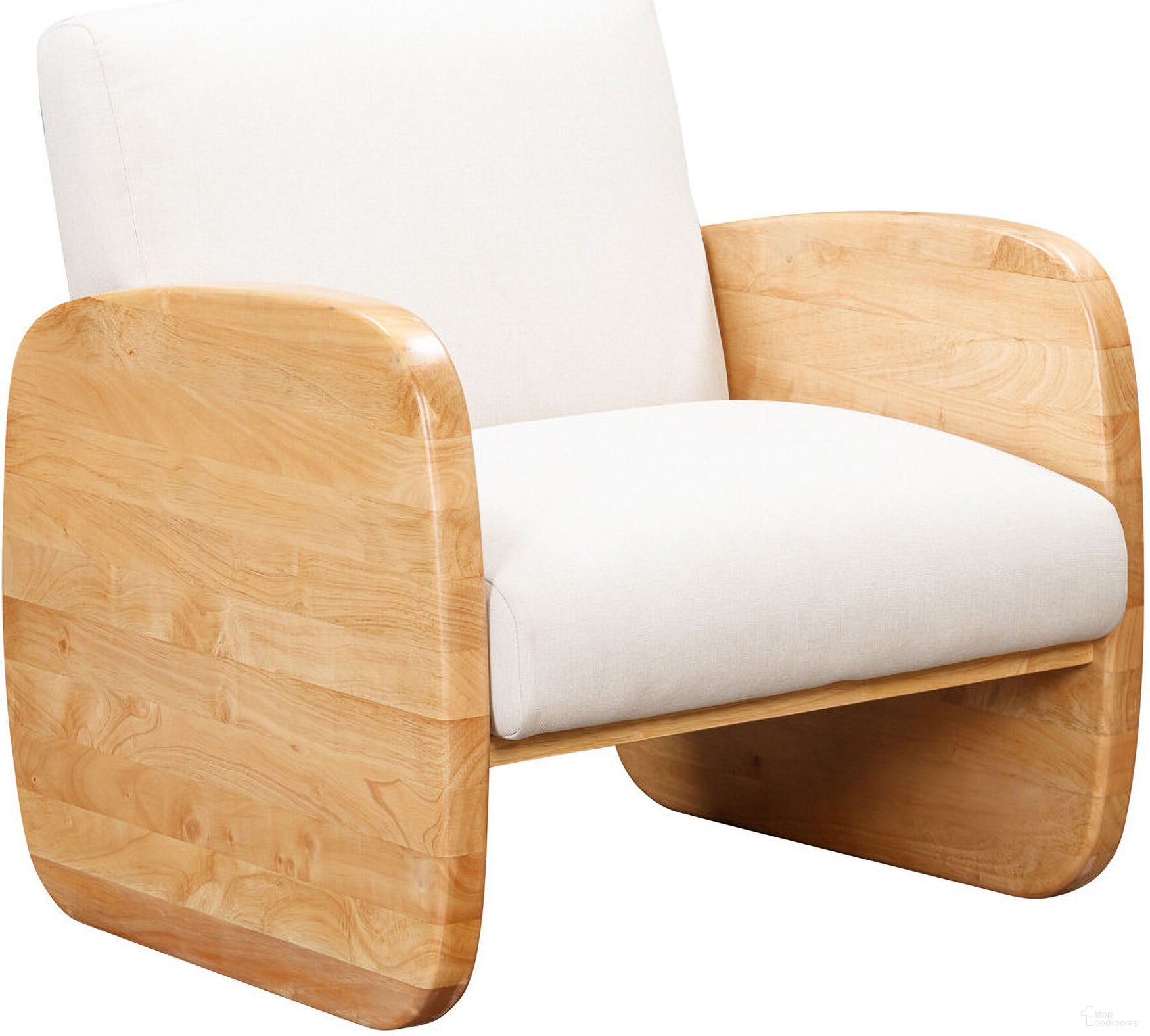 The appearance of 29 Inch Linen Arm Chair In White and Natural designed by Homeroots in the transitional interior design. This white and natural piece of furniture was selected by 1StopBedrooms from to add a touch of cosiness and style into your home. Sku: 555645. Material: Linen.