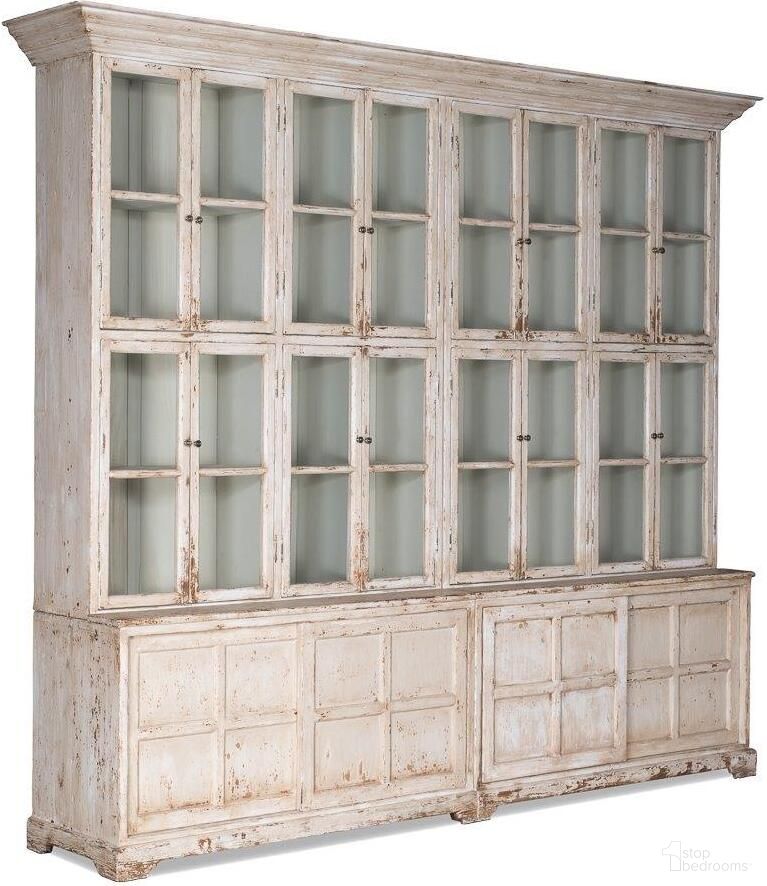 The appearance of White Glass Front Bookcase designed by Sarreid in the country / farmhouse interior design. This white piece of furniture was selected by 1StopBedrooms from to add a touch of cosiness and style into your home. Sku: 29949.