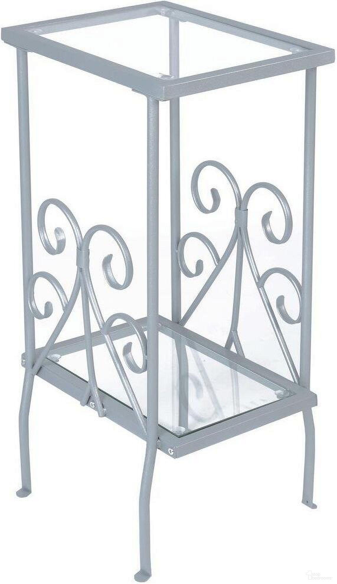 The appearance of 30 Inch Accent Table In Silver Metal With Tempered Glass designed by Monarch Specialties in the modern / contemporary interior design. This silver piece of furniture  was selected by 1StopBedrooms from  to add a touch of cosiness and style into your home. Sku: I 3158. Material: Metal.
