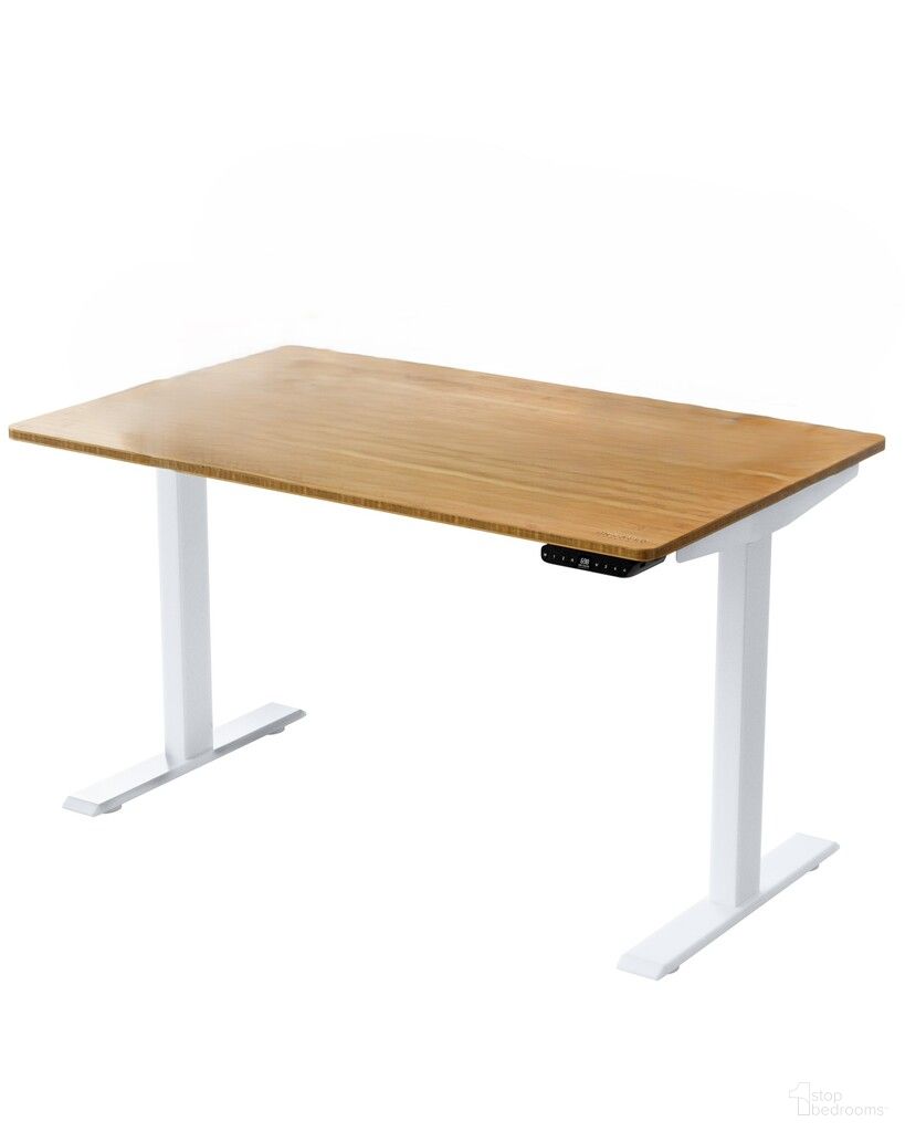 The appearance of 30 Inch Adjustable Stainless Steel Computer Desk In White and Brown designed by Homeroots in the modern / contemporary interior design. This white and brown piece of furniture was selected by 1StopBedrooms from to add a touch of cosiness and style into your home. Sku: 397742. Material: Stainless Steel.