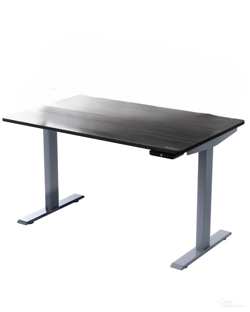 The appearance of 30 Inch Adjustable Stainless Steel Standing Desk In Black and Gray designed by Homeroots in the modern / contemporary interior design. This black and gray piece of furniture  was selected by 1StopBedrooms from  to add a touch of cosiness and style into your home. Sku: 397731. Material: Stainless Steel.