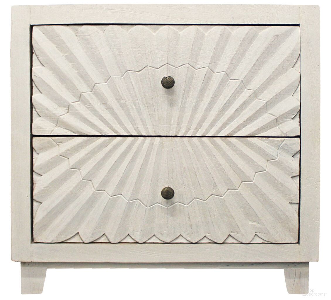 The appearance of 30 Inch Two Drawer Nightstand In Ivory designed by Homeroots in the modern / contemporary interior design. This ivory piece of furniture was selected by 1StopBedrooms from to add a touch of cosiness and style into your home. Sku: 488773.