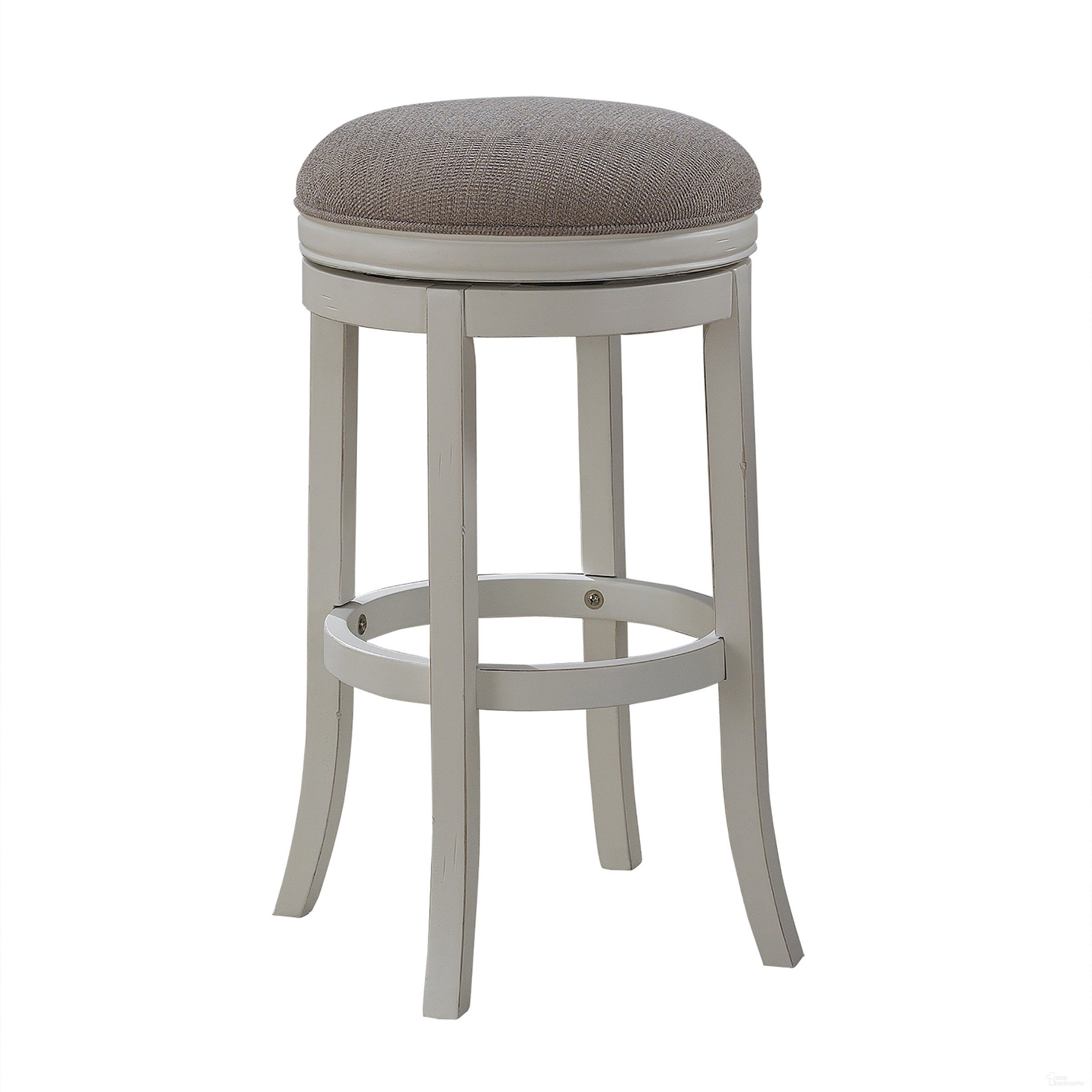 The appearance of 30" Wood Frame Backless Bar Stools designed by American Woodcrafters in the transitional interior design. This white piece of furniture was selected by 1StopBedrooms from Barstools Collection to add a touch of cosiness and style into your home. Sku: B2-204-30F. Material: Linen.