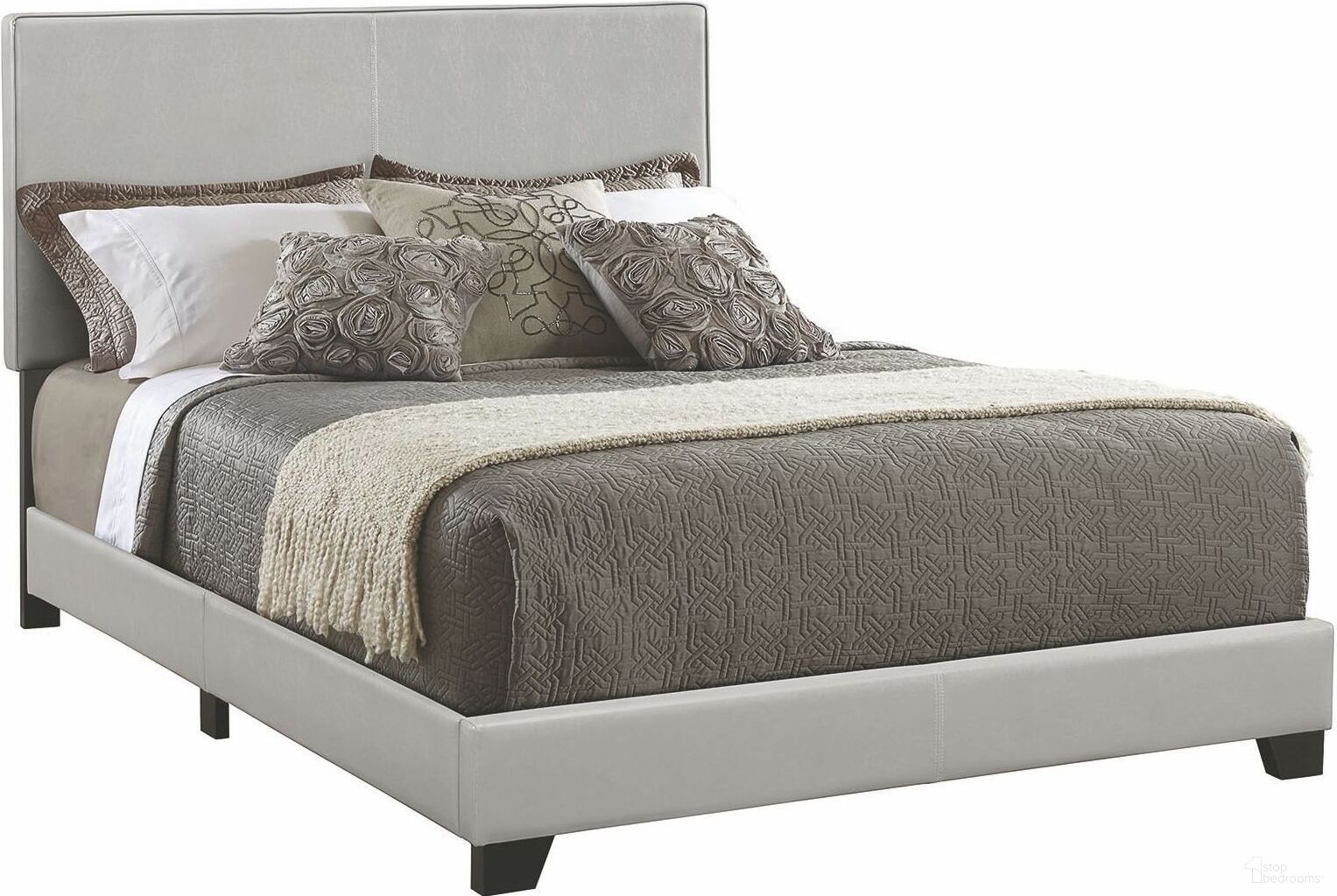 Dorian Upholstered Eastern King Bed Grey