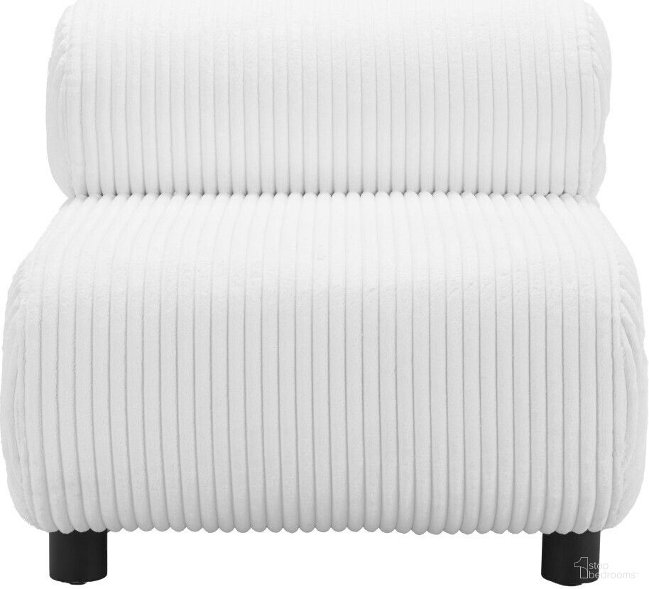 The appearance of 31 Inch Corduroy and Upholstered Side Chair In White and Black designed by Homeroots in the modern / contemporary interior design. This white and black piece of furniture was selected by 1StopBedrooms from to add a touch of cosiness and style into your home. Sku: 564972. Material: Corduroy.