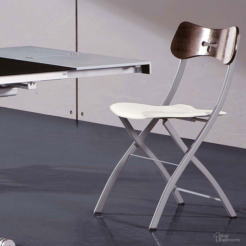 The appearance of 3147 Wenge and White Side Chair (Set of 4) designed by ESF in the modern / contemporary interior design. This white piece of furniture was selected by 1StopBedrooms from 3147 Collection to add a touch of cosiness and style into your home. Sku: 3147CHAIRWW. Material: Wood Veneer. Chair Type: Side Chair.