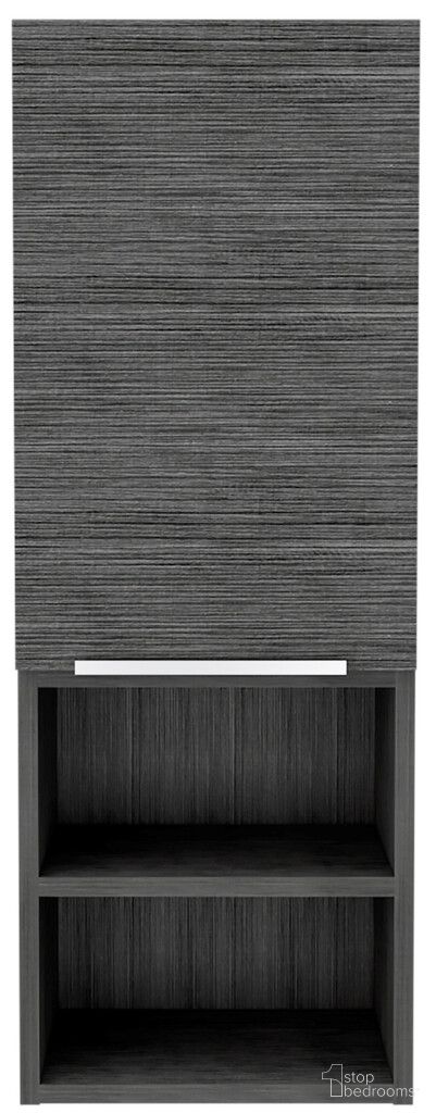The appearance of 32 Inch Accent Cabinet with Three Shelves In Smoky Gray Oak designed by Homeroots in the transitional interior design. This smoky gray oak piece of furniture was selected by 1StopBedrooms from to add a touch of cosiness and style into your home. Sku: 477594. Material: Wood.