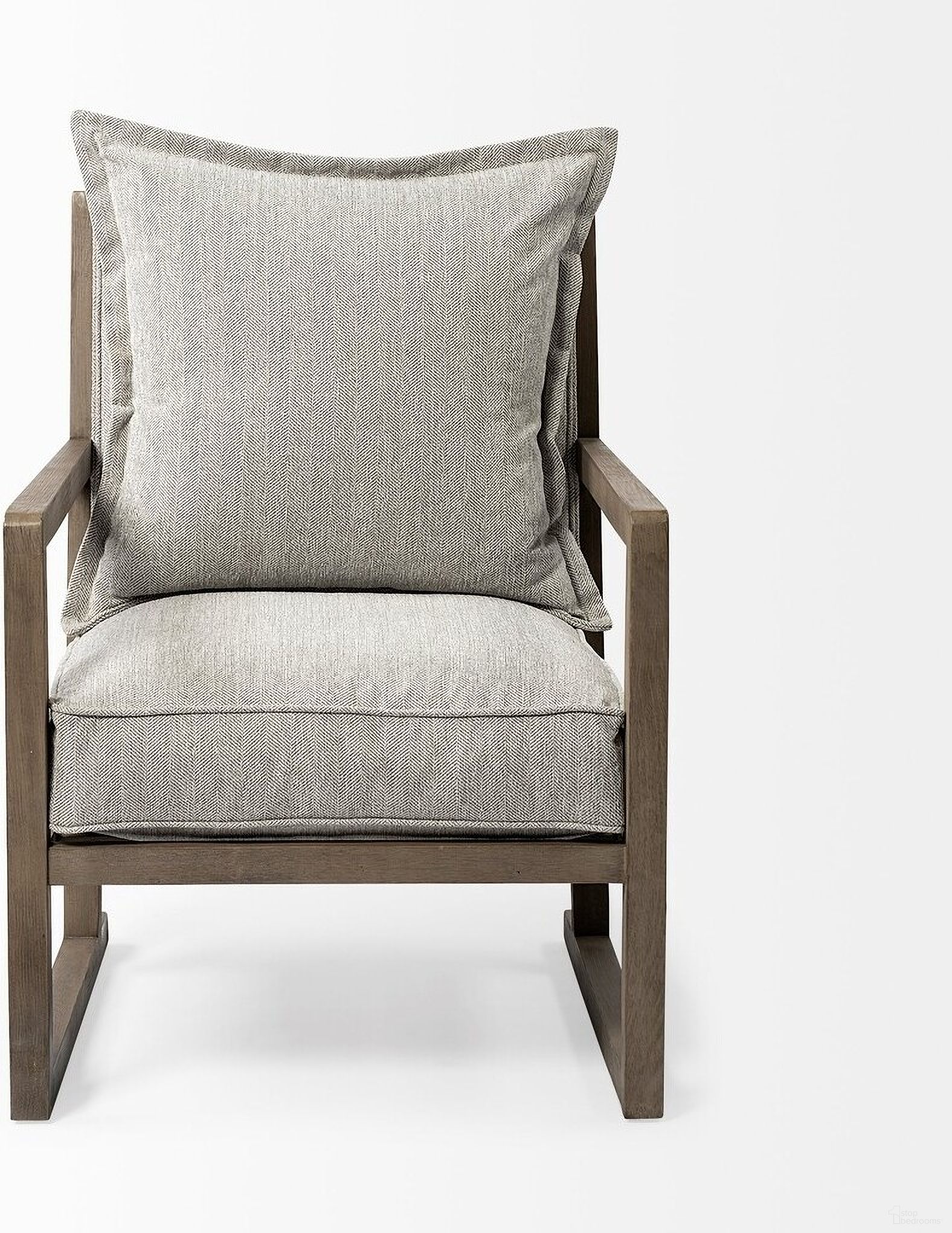 The appearance of 32 Inch Fabric Arm Chair In Ash Gray and Brown designed by Homeroots in the transitional interior design. This ash gray and brown piece of furniture was selected by 1StopBedrooms from to add a touch of cosiness and style into your home. Sku: 392011. Material: Fabric.