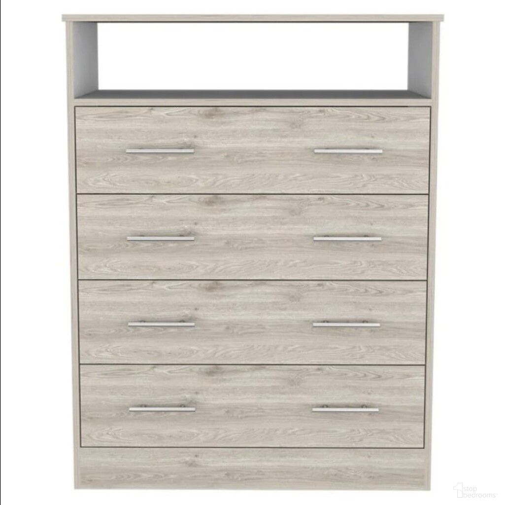 The appearance of 33 Inch Manufactured Wood Four Drawer Dresser In Light Grey designed by Homeroots in the modern / contemporary interior design. This light grey piece of furniture was selected by 1StopBedrooms from to add a touch of cosiness and style into your home. Sku: 477782. Material: Wood.