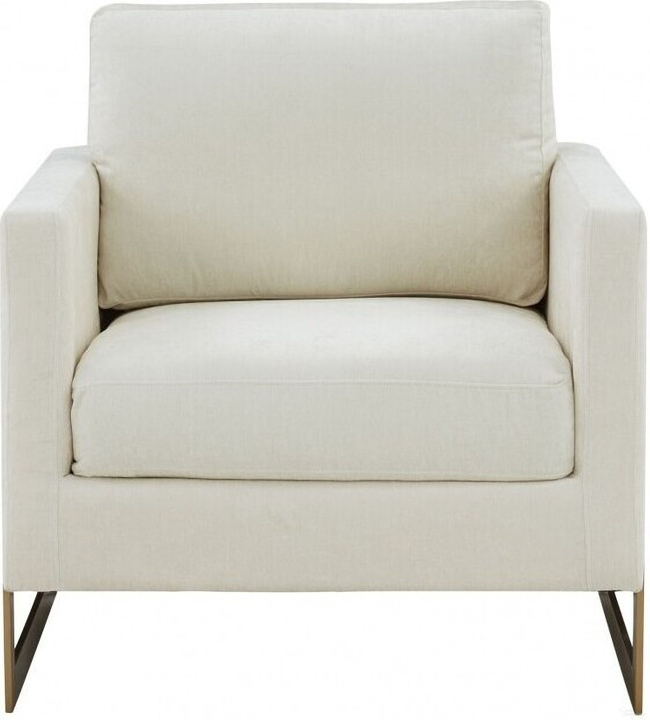 The appearance of 34 Inch Upholstered Arm Chair In Cream and Gold designed by Homeroots in the modern / contemporary interior design. This cream/gold piece of furniture  was selected by 1StopBedrooms from  to add a touch of cosiness and style into your home. Sku: 473851. Material: Fabric.