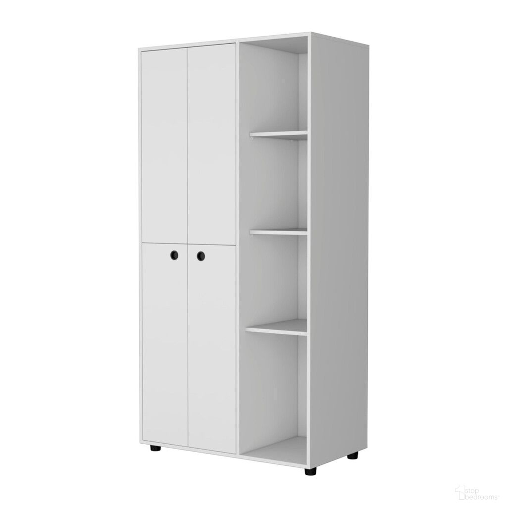 The appearance of 35 Inch Drawer Dresser In White designed by Homeroots in the modern / contemporary interior design. This white piece of furniture  was selected by 1StopBedrooms from  to add a touch of cosiness and style into your home. Sku: 534920. Material: Wood.