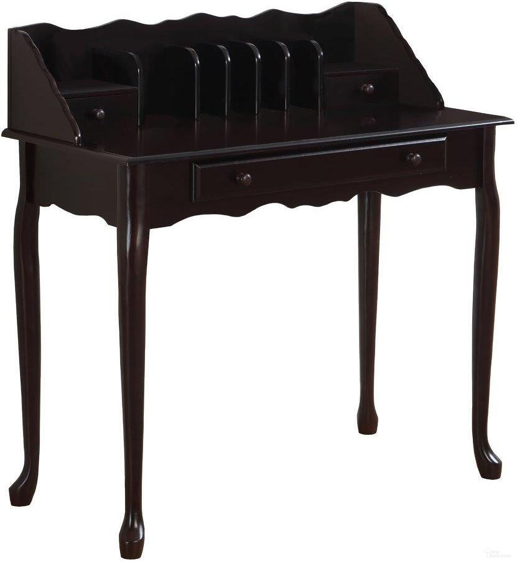 36 Inch Computer Desk In Dark Cherry With Traditional