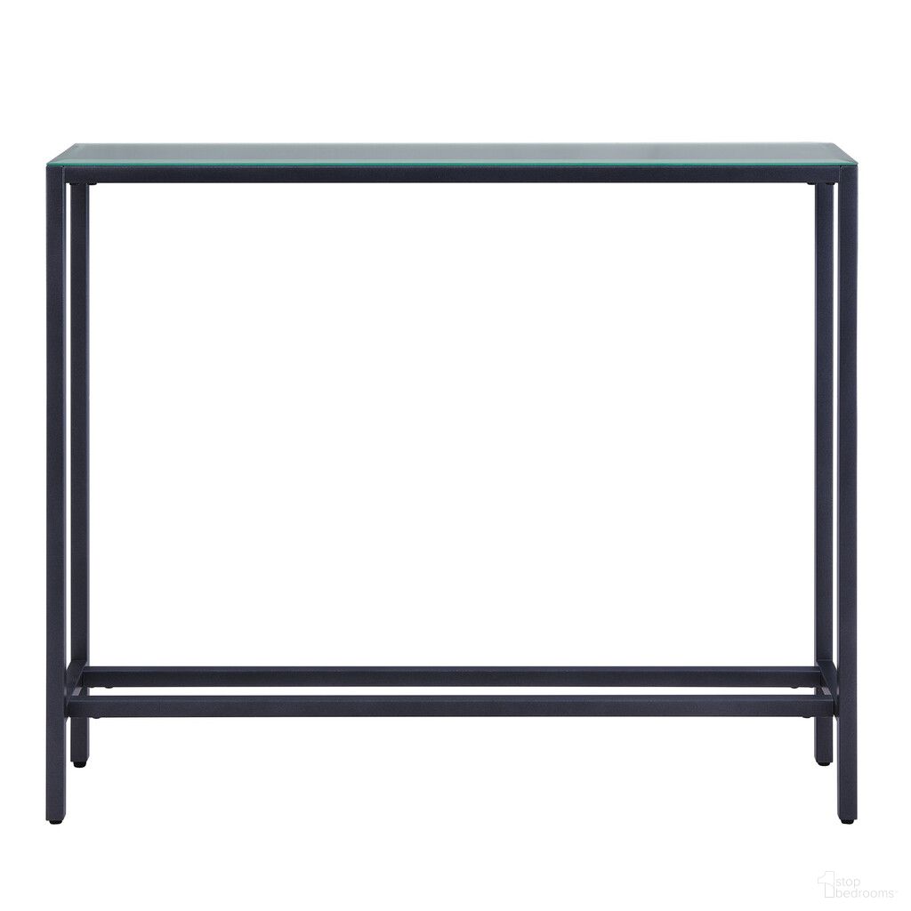 The appearance of 36 Inch Mirrored Glass Console Table In Black and Gunmetal designed by Homeroots in the modern / contemporary interior design. This black/gunmetal piece of furniture was selected by 1StopBedrooms from to add a touch of cosiness and style into your home. Sku: 402385. Material: Glass.