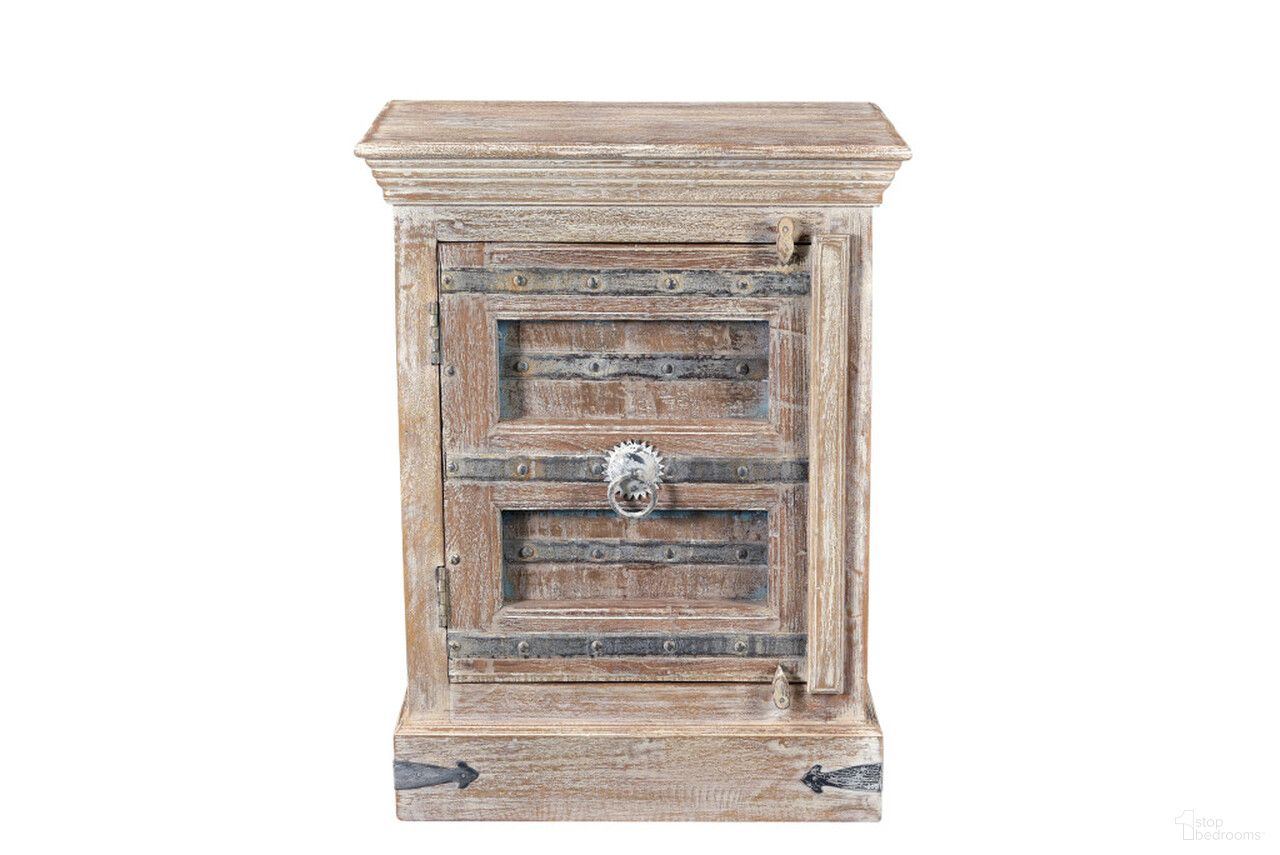 The appearance of 36 Inch Solid Wood Distressed Nightstand In White designed by Homeroots in the rustic / southwestern interior design. This white piece of furniture  was selected by 1StopBedrooms from  to add a touch of cosiness and style into your home. Sku: 521209. Material: Solid Wood.