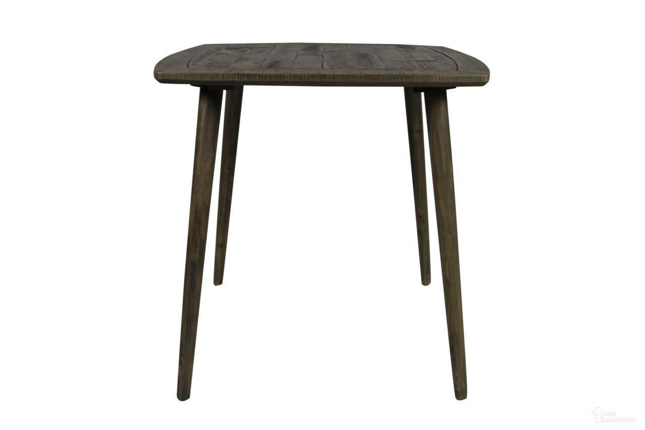 The appearance of 36 Inch Square Solid Wood Dining Table In Brown designed by Homeroots in the traditional interior design. This brown piece of furniture  was selected by 1StopBedrooms from  to add a touch of cosiness and style into your home. Sku: 488592. Table Base Style: Legs. Table Top Shape: Square. Size: 36" x 36". Material: Solid Wood.