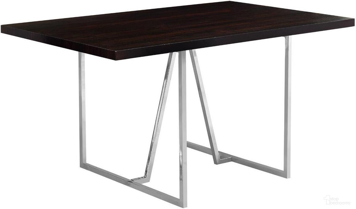The appearance of 36 x 60 Inch Dining Table In Espresso I 1064 designed by Monarch Specialties in the modern / contemporary interior design. This espresso piece of furniture  was selected by 1StopBedrooms from  to add a touch of cosiness and style into your home. Sku: I 1064. Table Base Style: Double Pedestal. Material: MDF. Table Top Shape: Rectangular. Size: 36" x 60".