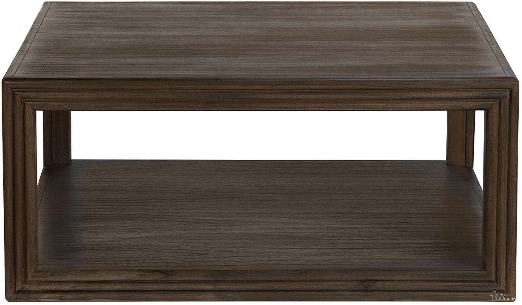 38 Inch Square Cocktail/Coffee Table In Brown