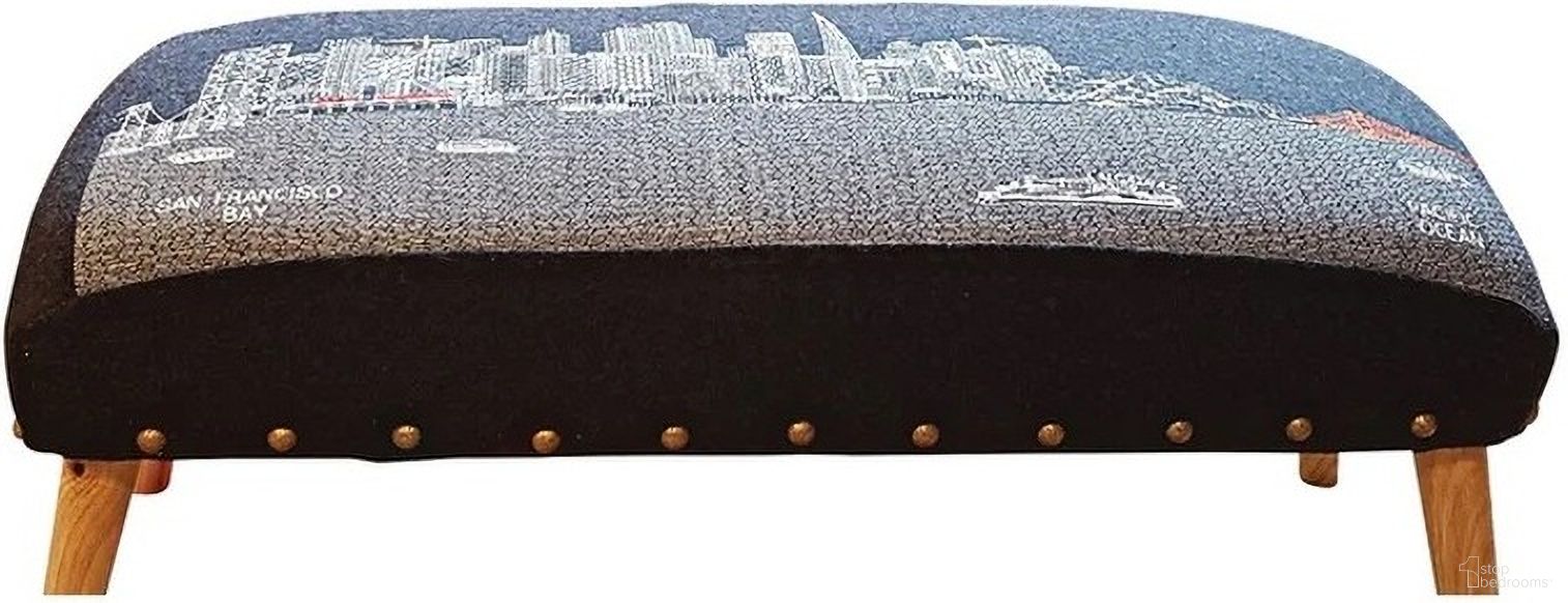 The appearance of 38 Inch Wool Ottoman In Brown and Gray designed by Homeroots in the transitional interior design. This brown and gray piece of furniture  was selected by 1StopBedrooms from  to add a touch of cosiness and style into your home. Sku: 480541. Material: Wool.