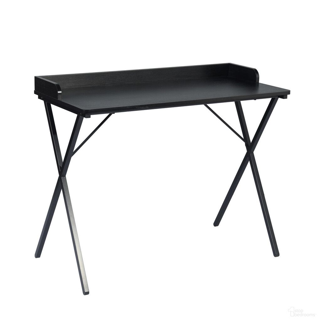 The appearance of 39 Inch Wood and Metal X-Shape Computer Desk In Black designed by Homeroots in the modern / contemporary interior design. This black piece of furniture was selected by 1StopBedrooms from to add a touch of cosiness and style into your home. Sku: 568032. Material: Metal.
