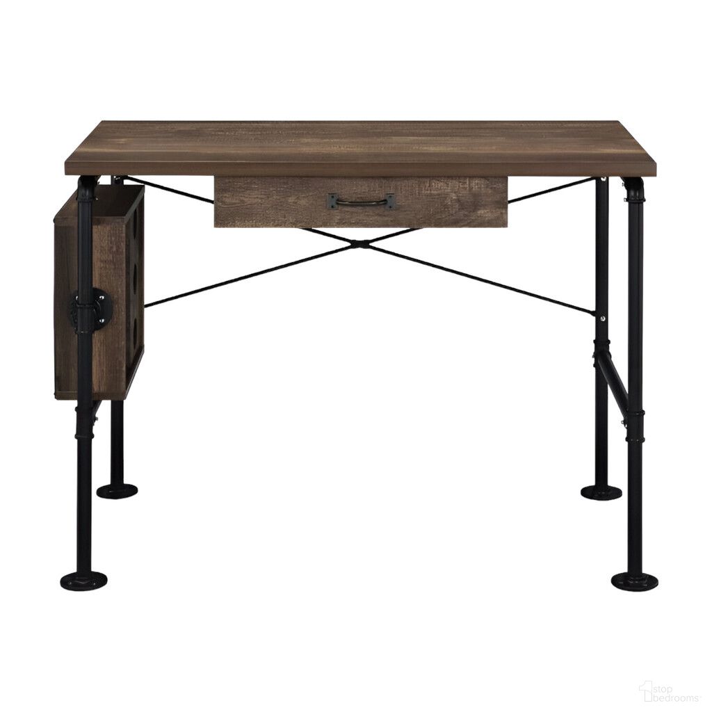 39 Inch Writing Desk In Black and Brown