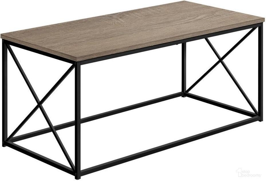 The appearance of 40 Inch Dark Taupe And Black Metal Coffee Table designed by Monarch Specialties in the modern / contemporary interior design. This dark taupe piece of furniture was selected by 1StopBedrooms from to add a touch of cosiness and style into your home. Sku: I 3786. Material: Metal.