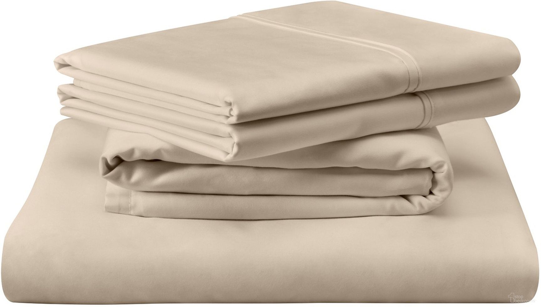 The appearance of 400 Thread Count Egyptian Twin Cotton Sheet Set In Sandstone designed by Tempur-Pedic in the modern / contemporary interior design. This sandstone piece of furniture  was selected by 1StopBedrooms from Luxe Egyptian Collection to add a touch of cosiness and style into your home. Sku: 40101230. Bed Size: Twin. Material: Cotton.